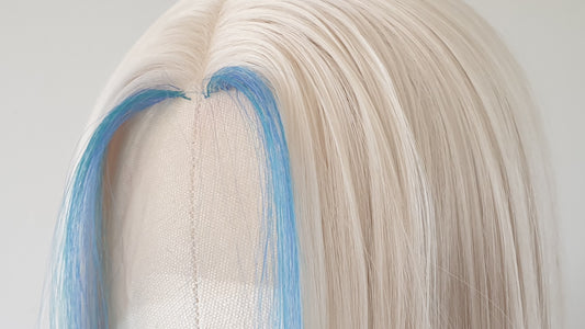 Aquarius Blue Highlight Lace Front Wig