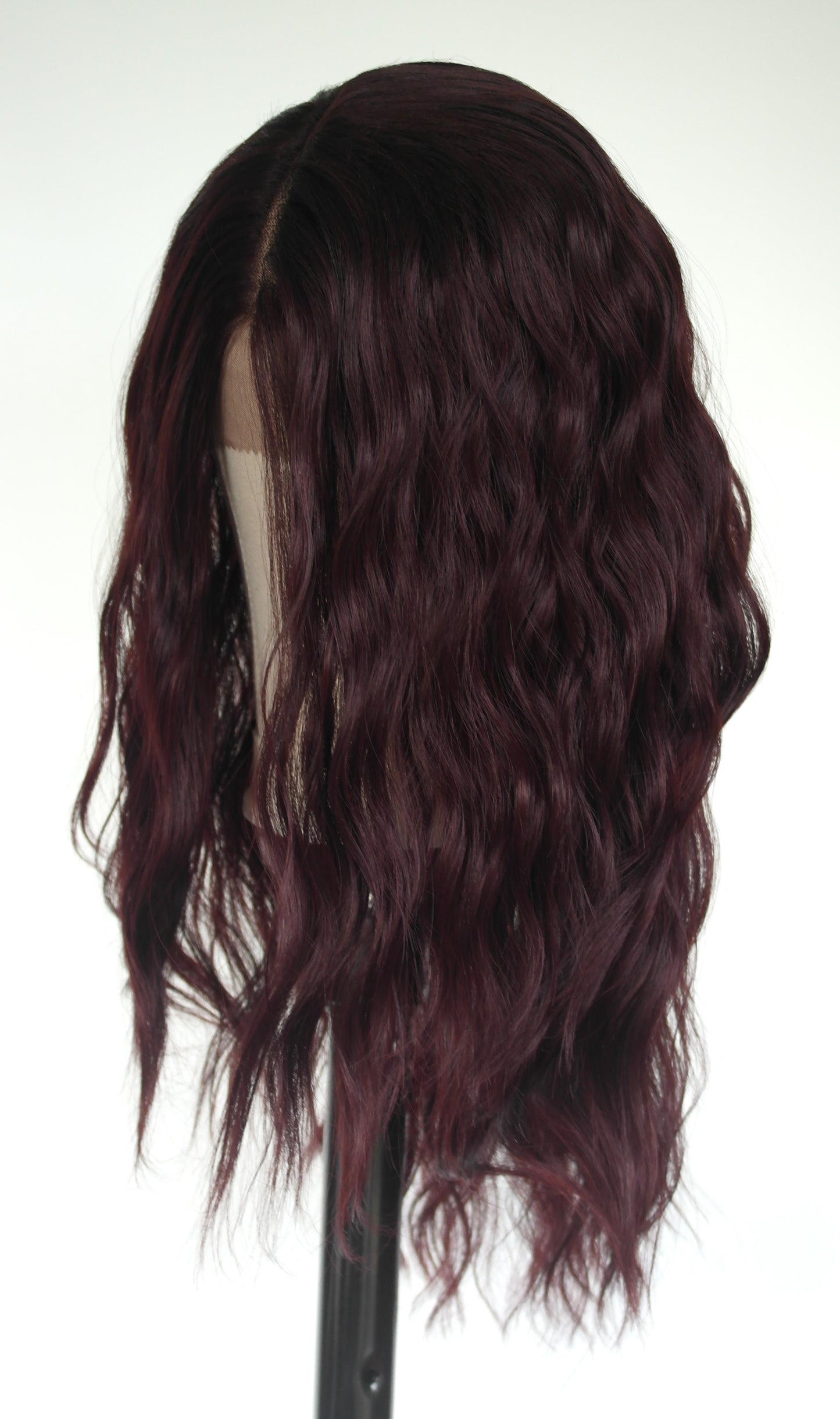 Burgundy Water Wave Lace Front Wig
