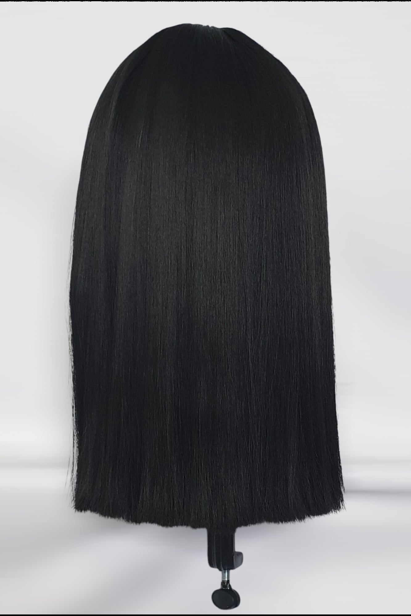 Black Shoulder Length Blunt Cut Wig