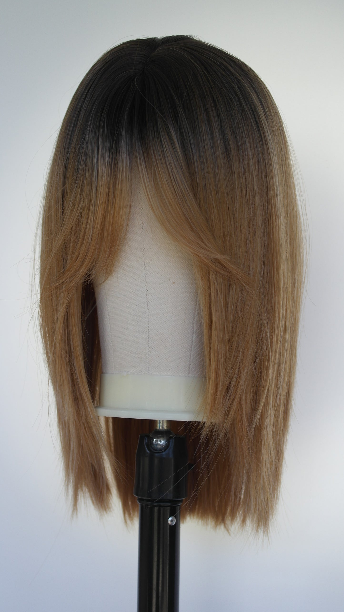 Caramel Blonde Layered Wig