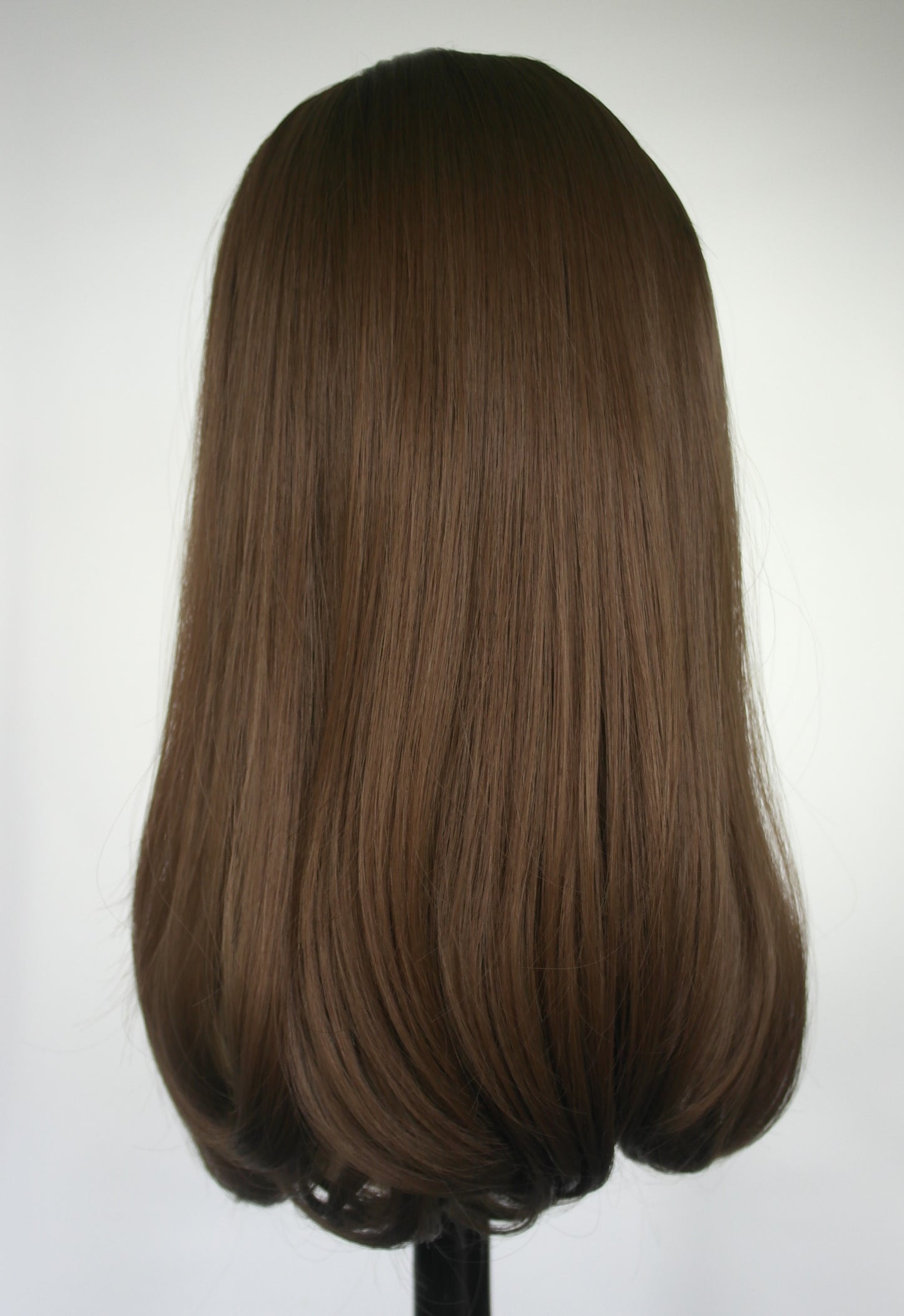 Milk Chocolate Brown Fringed Wig
