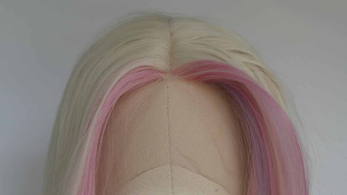 Pastel Butterfly Moneypeice Blonde Lace Front Wig