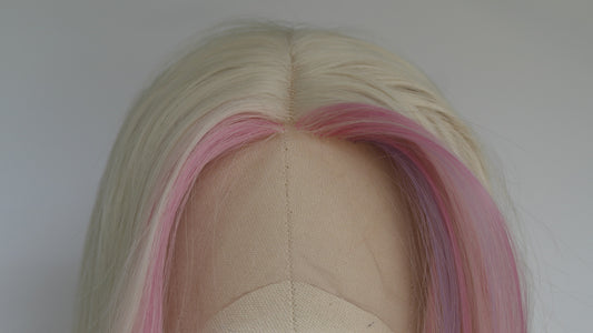Pastel Butterfly Moneypiece Lace Front Wig | 22"