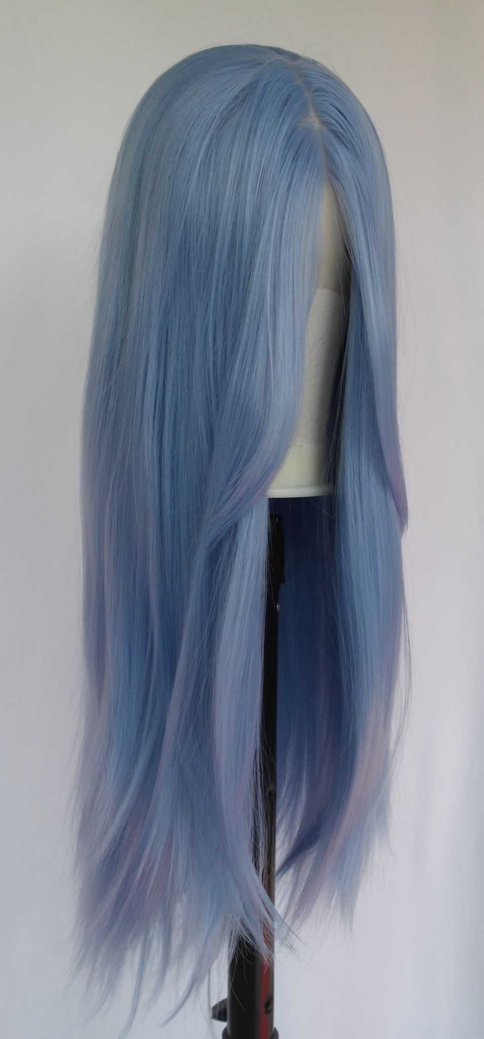 Pastel Sky Blue Long Straight Lace Front Wig | 30" | Pre-Order