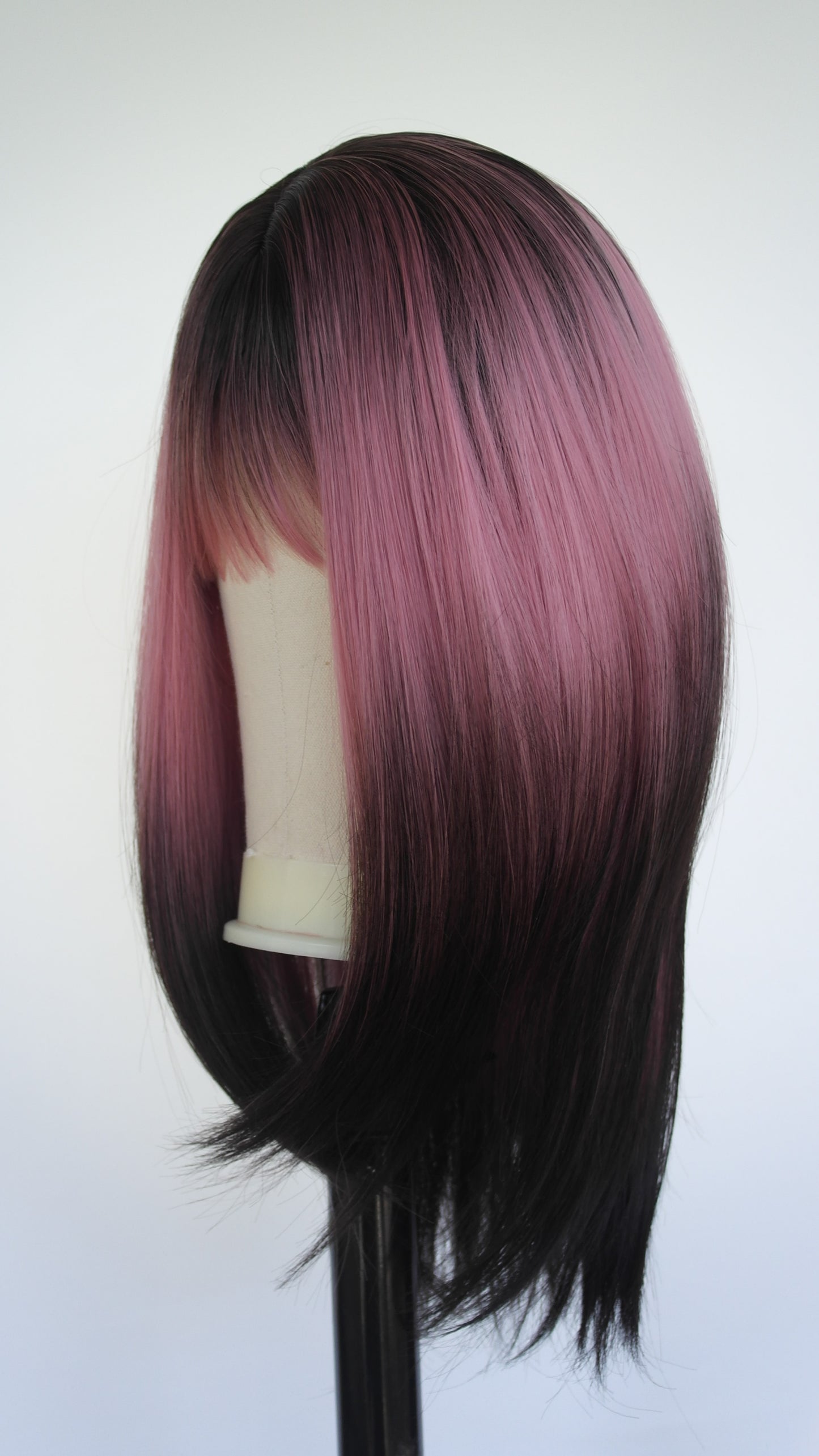 Pink Black Ombre Wig