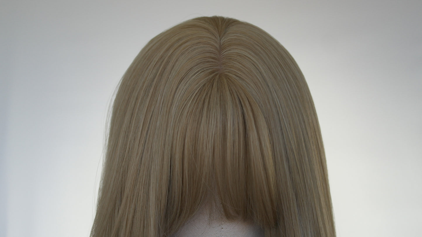 Vanilla Blonde Fringed Wig