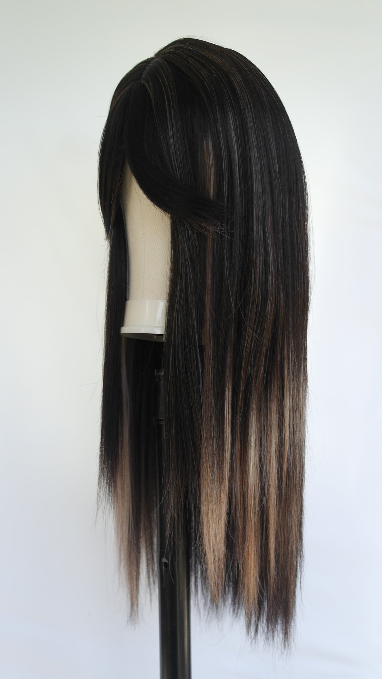 Multi Tone Brunette Wig
