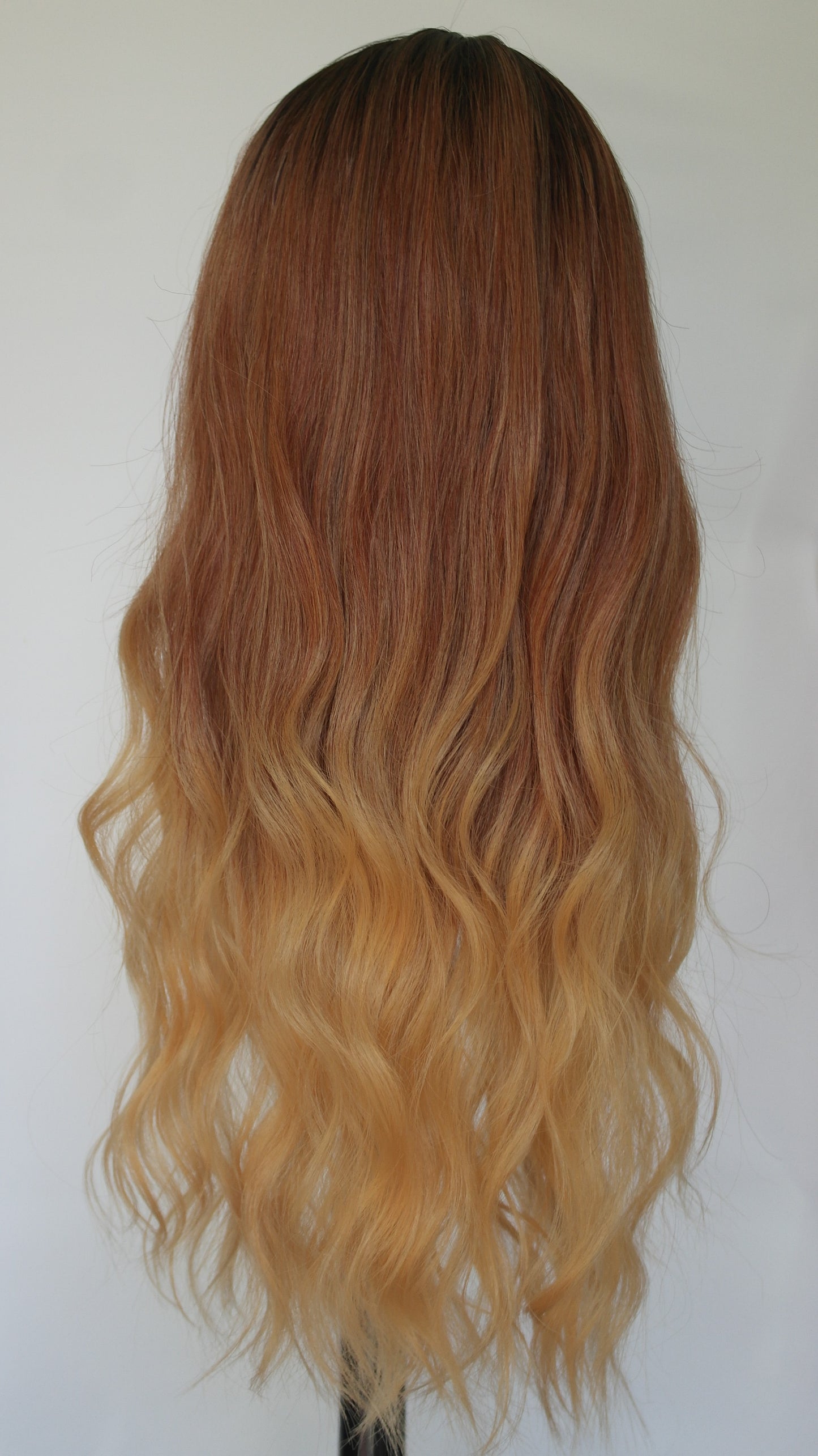 Affordable soft copper synthetic wig with waves natural wig shop auckland www.harleyco.nz