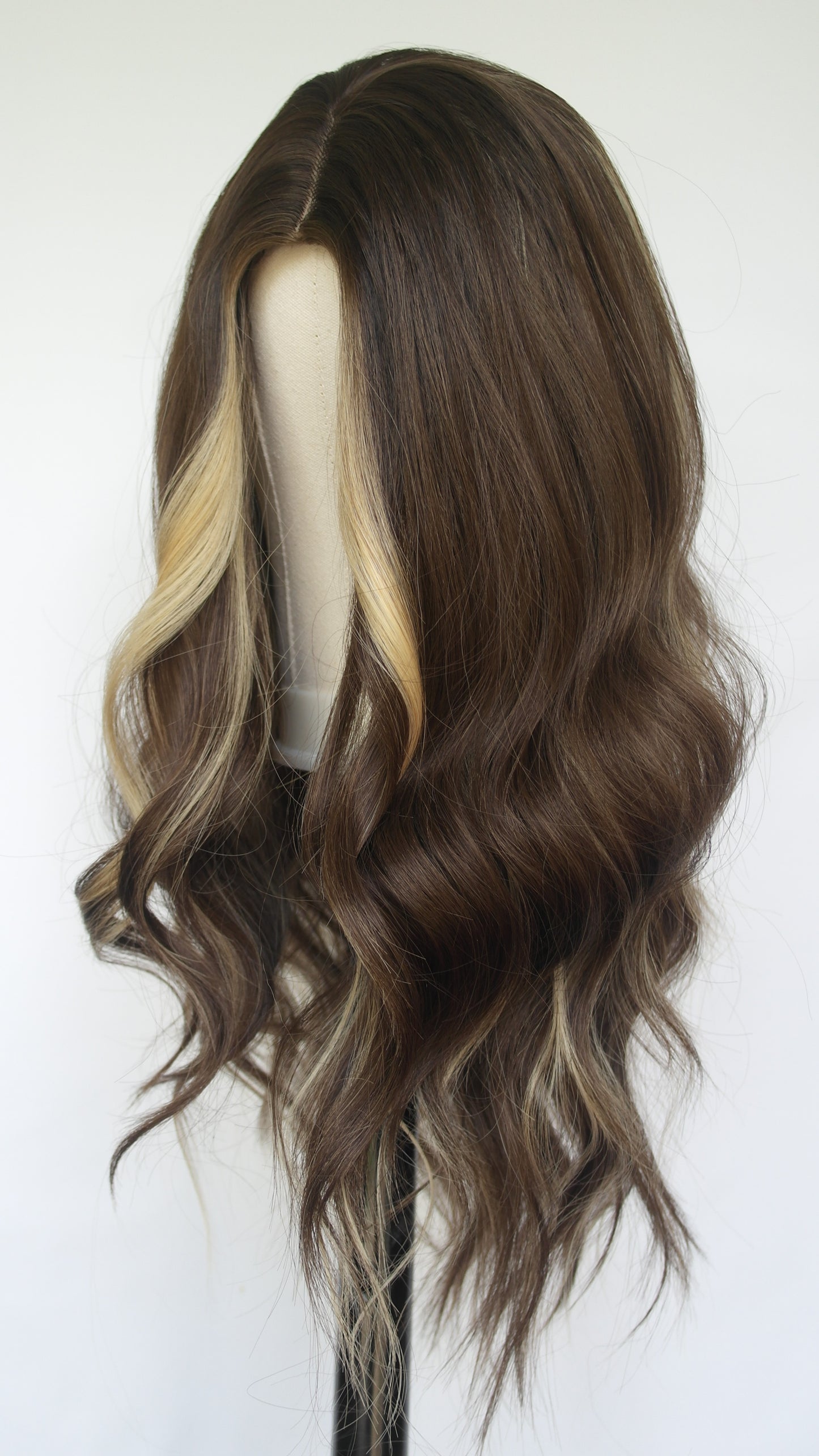 Blonde Money Piece Brunette Wig