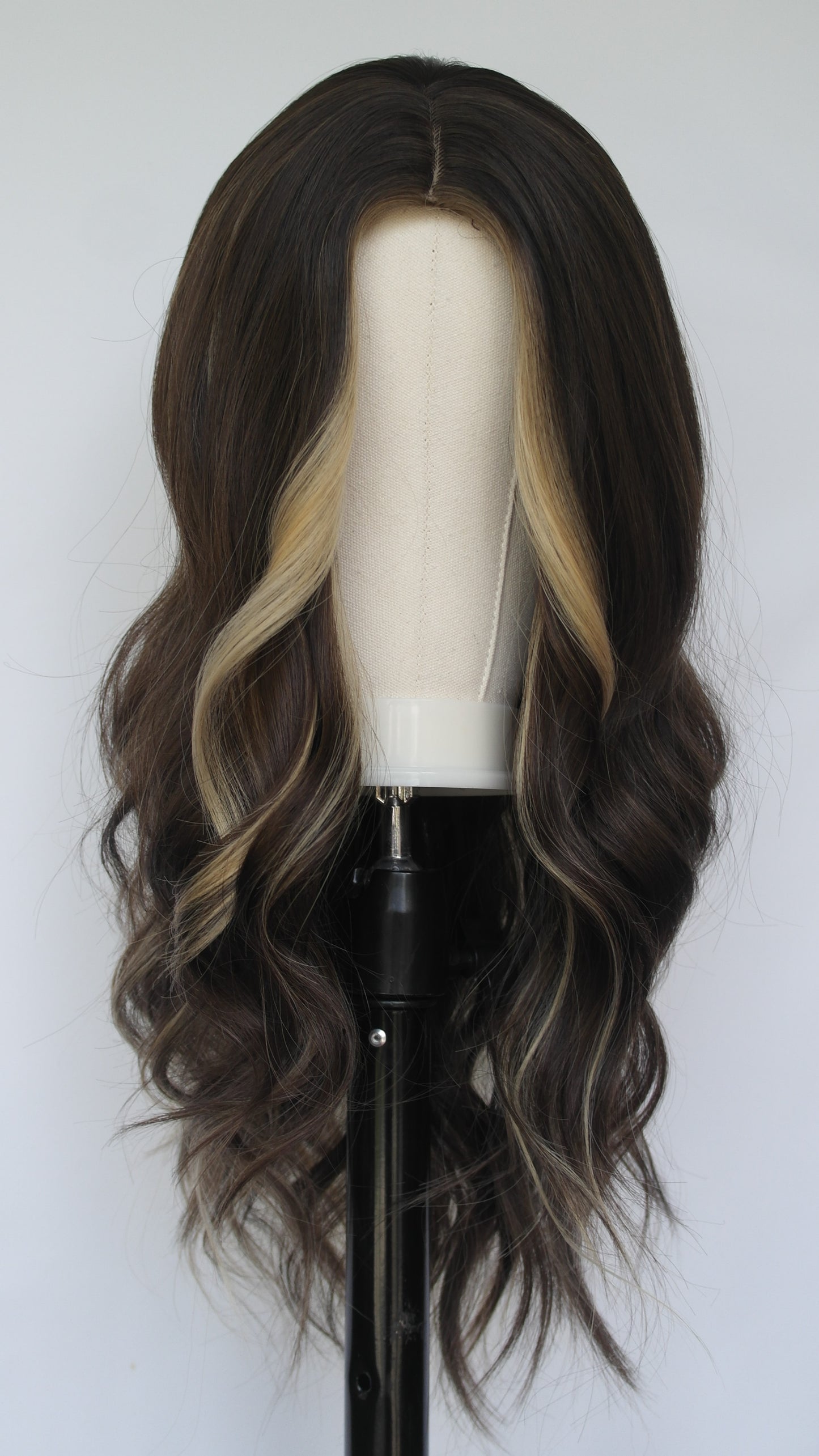Blonde Money Piece Brunette Wig