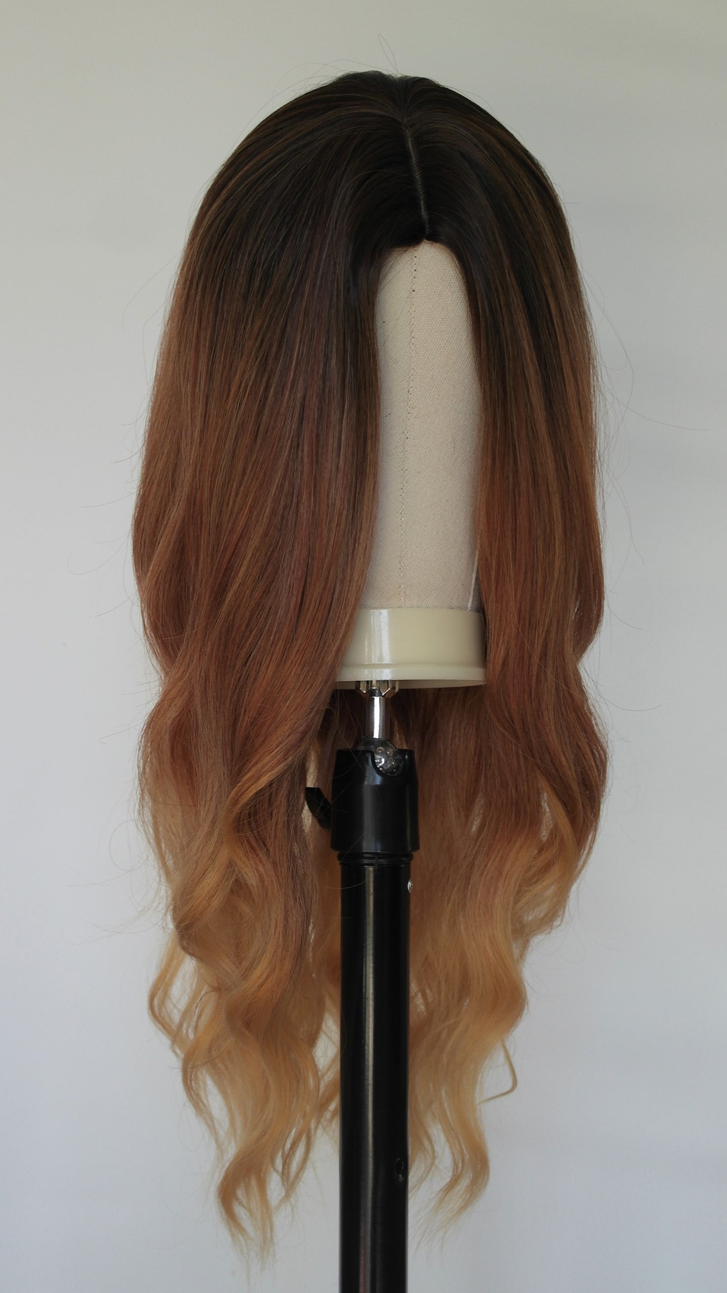 Affordable soft copper synthetic wig with waves for sale online nz auckland salon