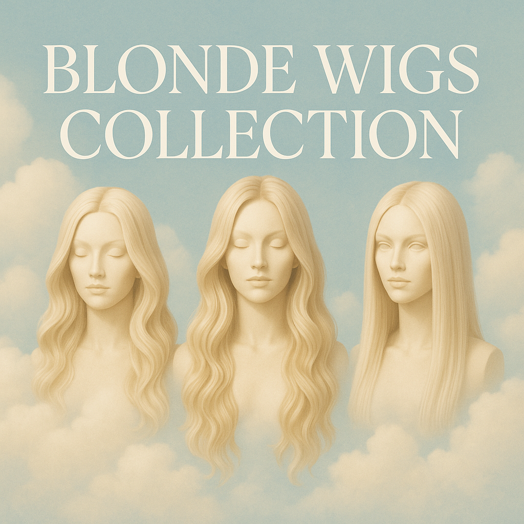 Blonde Synthetic Wigs – Lace Front & Hard Front