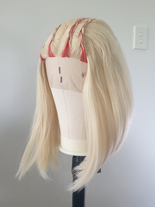 [Candy Cane Braid] Blonde Lace Front Wig