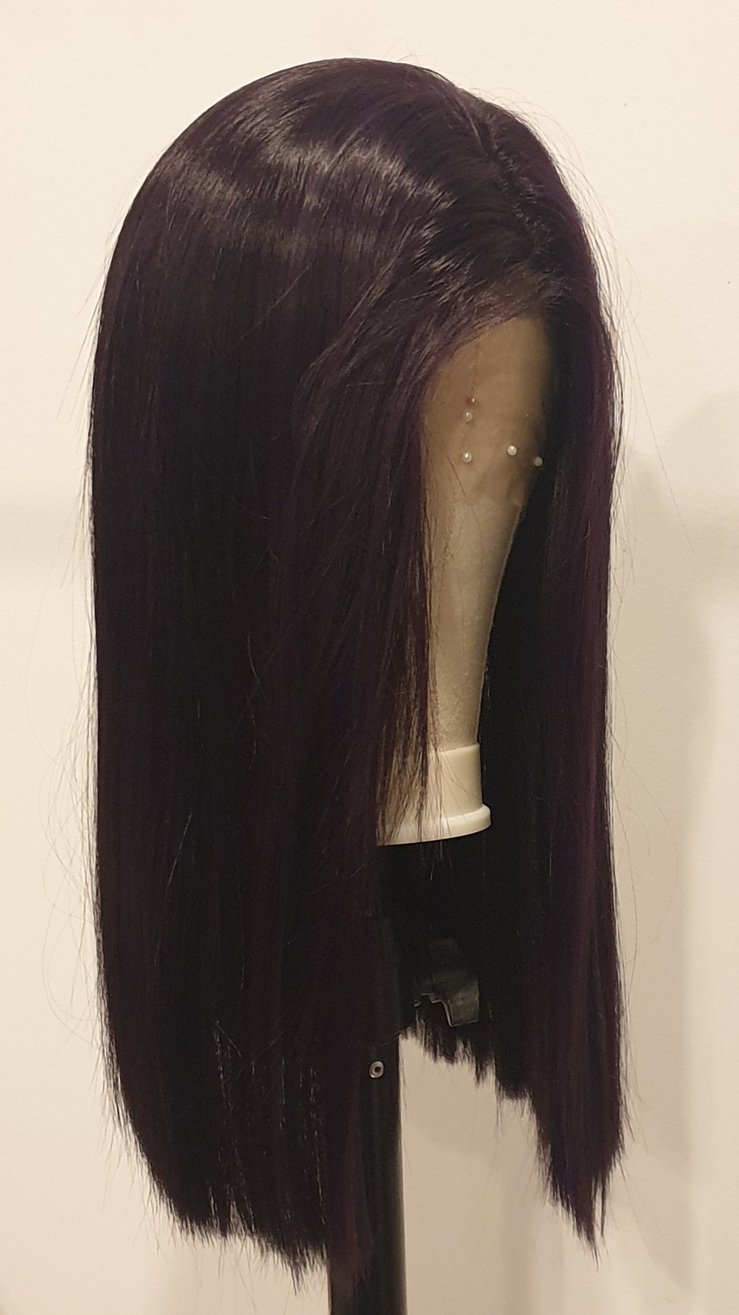 Dark Violet Lace Front Wig