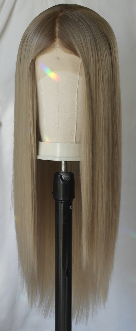 Creamy Light Beige Long Blonde Hair By HarleycoWigs NZ