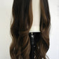 Brunette Ombre Sunkissed Soft Wave Wig  | Hard Front 22"