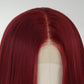 Cherry Red Lace Front Wig