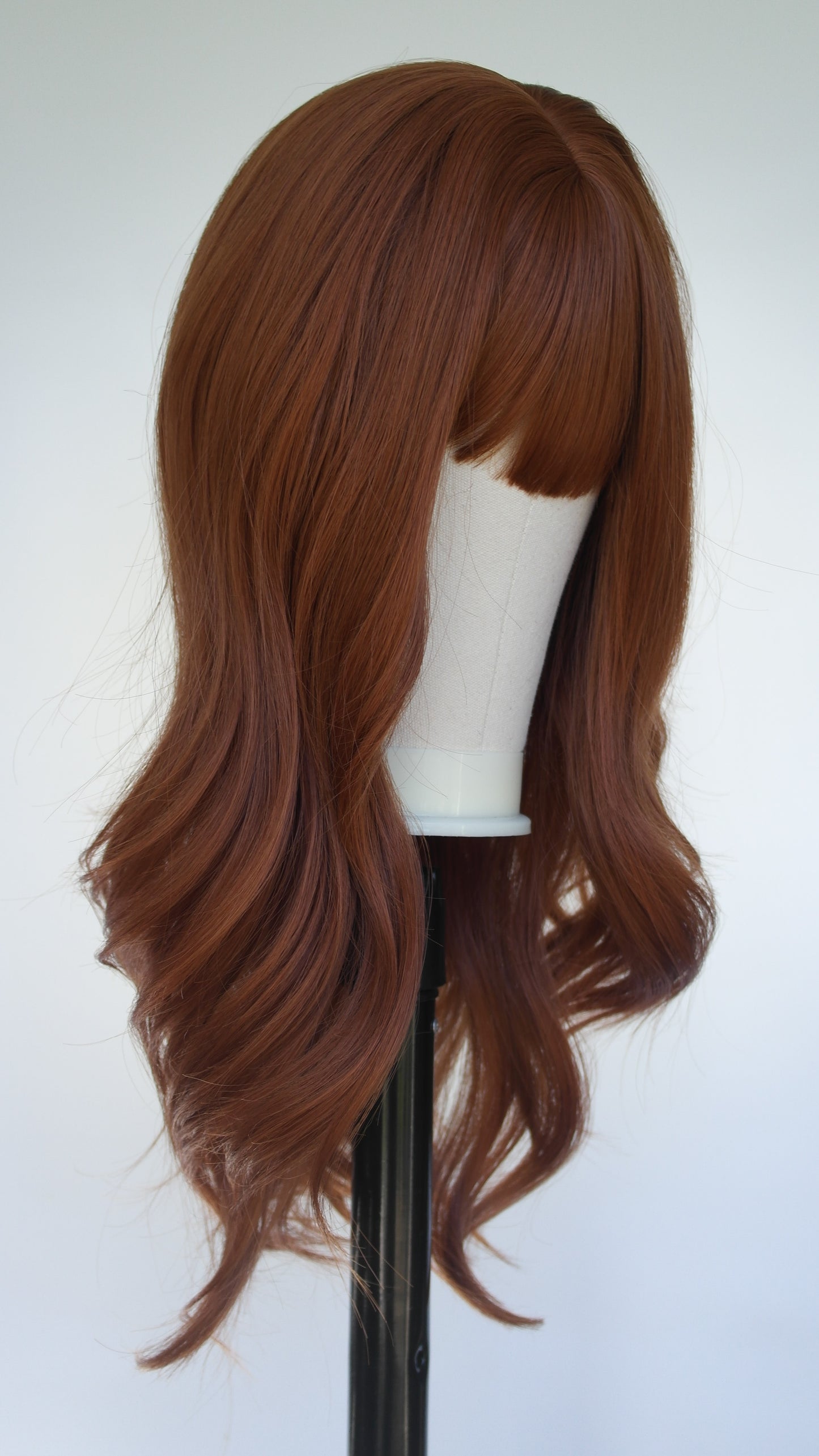 Copper Medium Fringed Wig