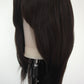 Deep Brown Curtain Fringe Wig