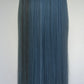 Denim Blue Long Fringed Wig