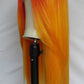 Flame Orange Ombre Lace Front Wig