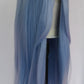 Fringed Pastel Blue Lace Front Wig