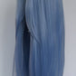 Fringed Pastel Blue Lace Front Wig