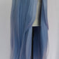 Fringed Pastel Blue Lace Front Wig