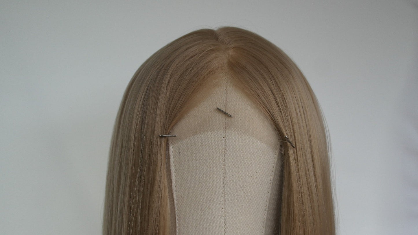 Golden Blonde Lace Front Wig