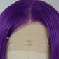 Hot Pink Purple Mixed Tone Lace Front Wig