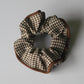 Houndstooth Scrunchie | Brown & Cream Classic Check