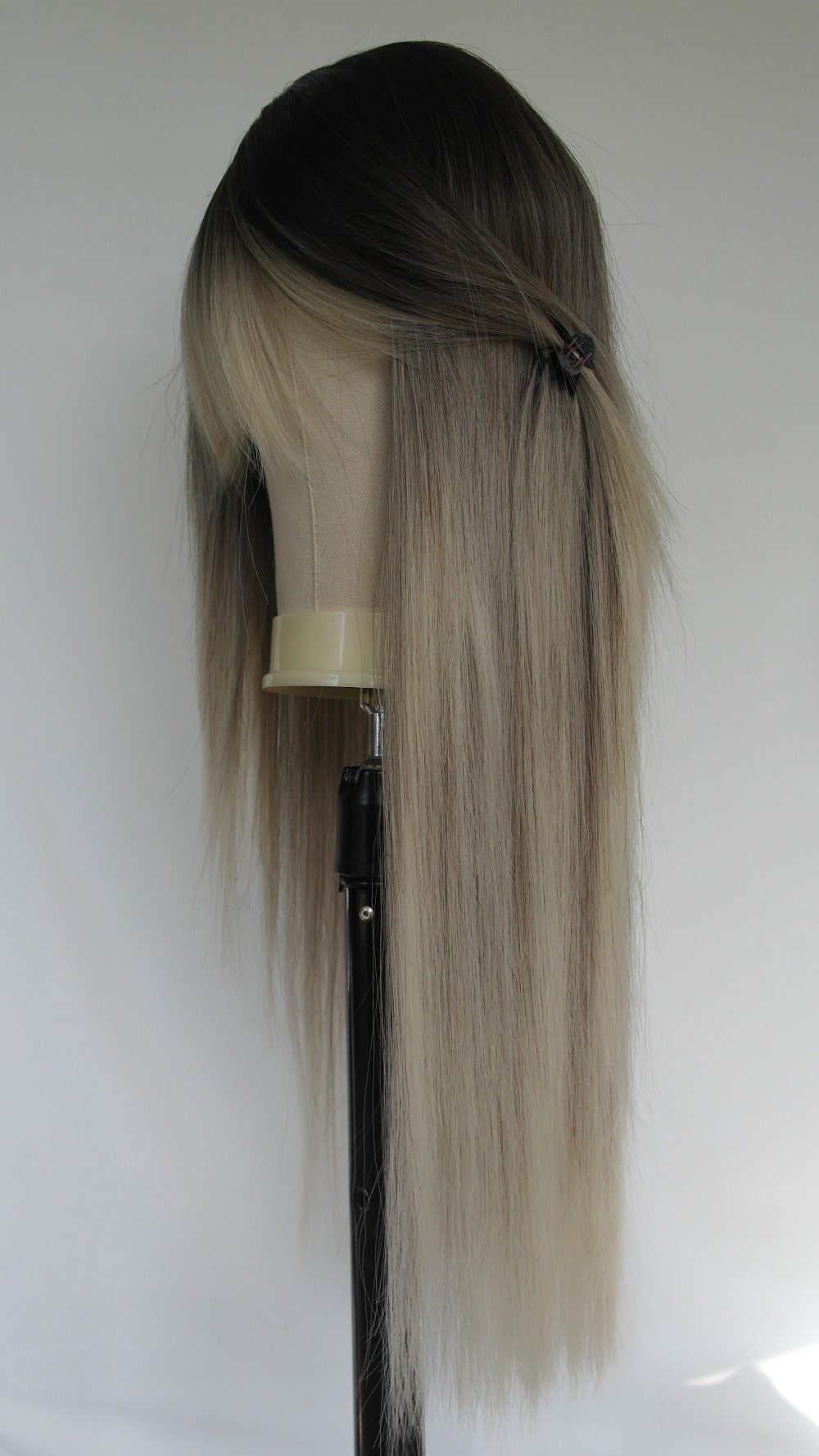 Icy Blonde Dark Root Wig