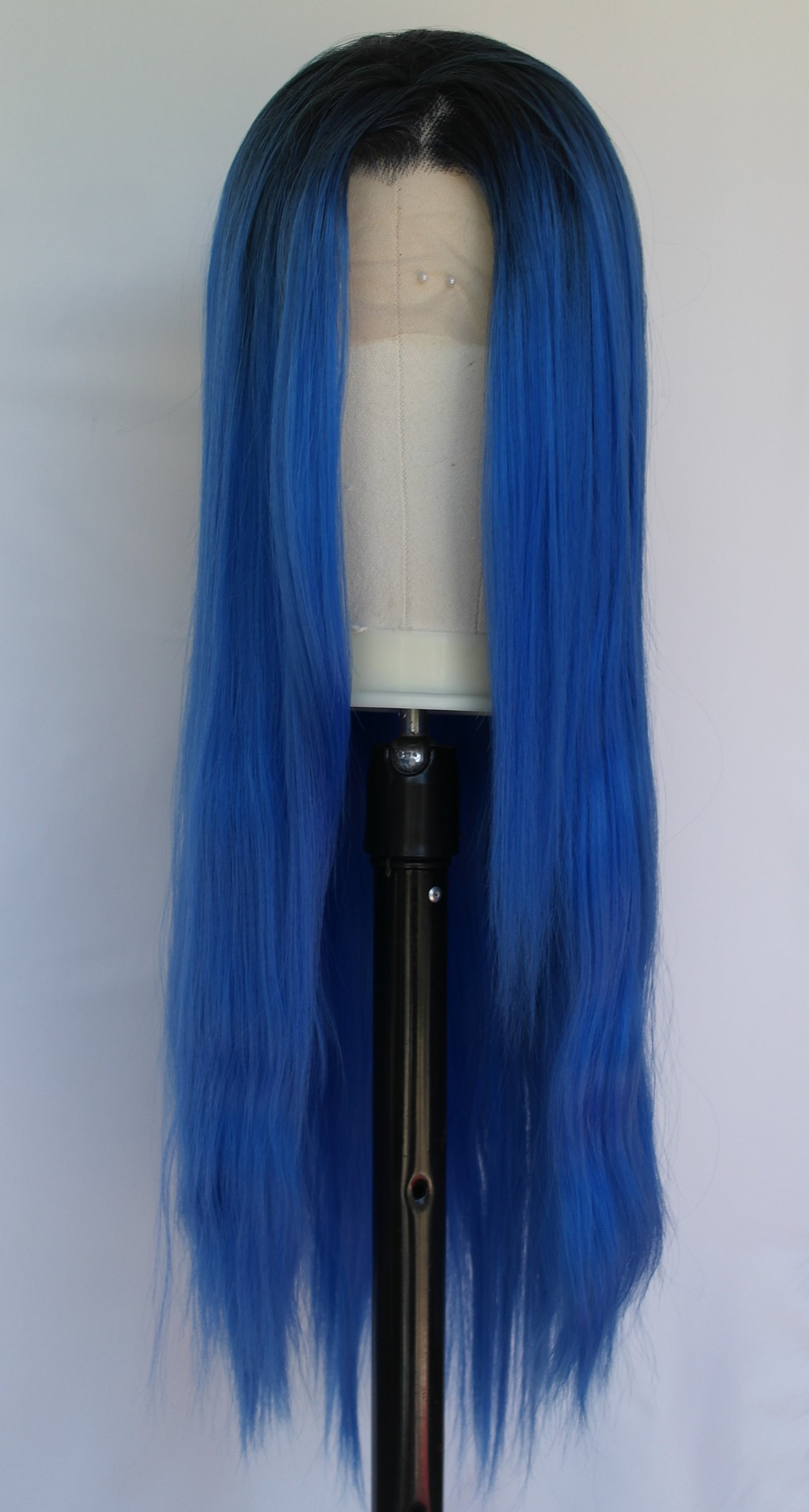 Jinx Blue Dark Ombre Root Lace Front Wig