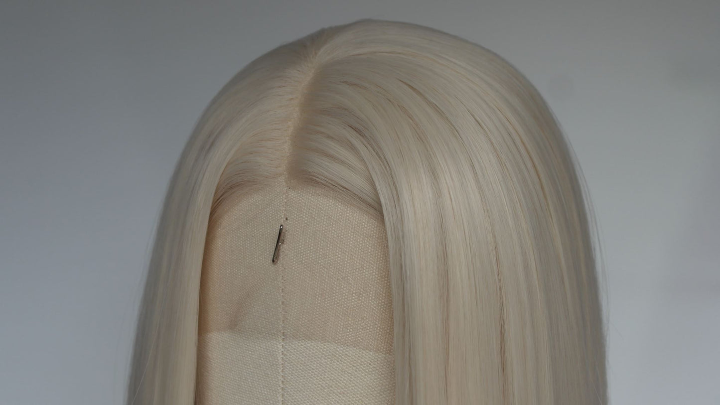 Jules Platinum Blonde Lace Front Wig