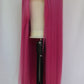 *Visible Weft Line* Magenta Pink Lace Front Wig