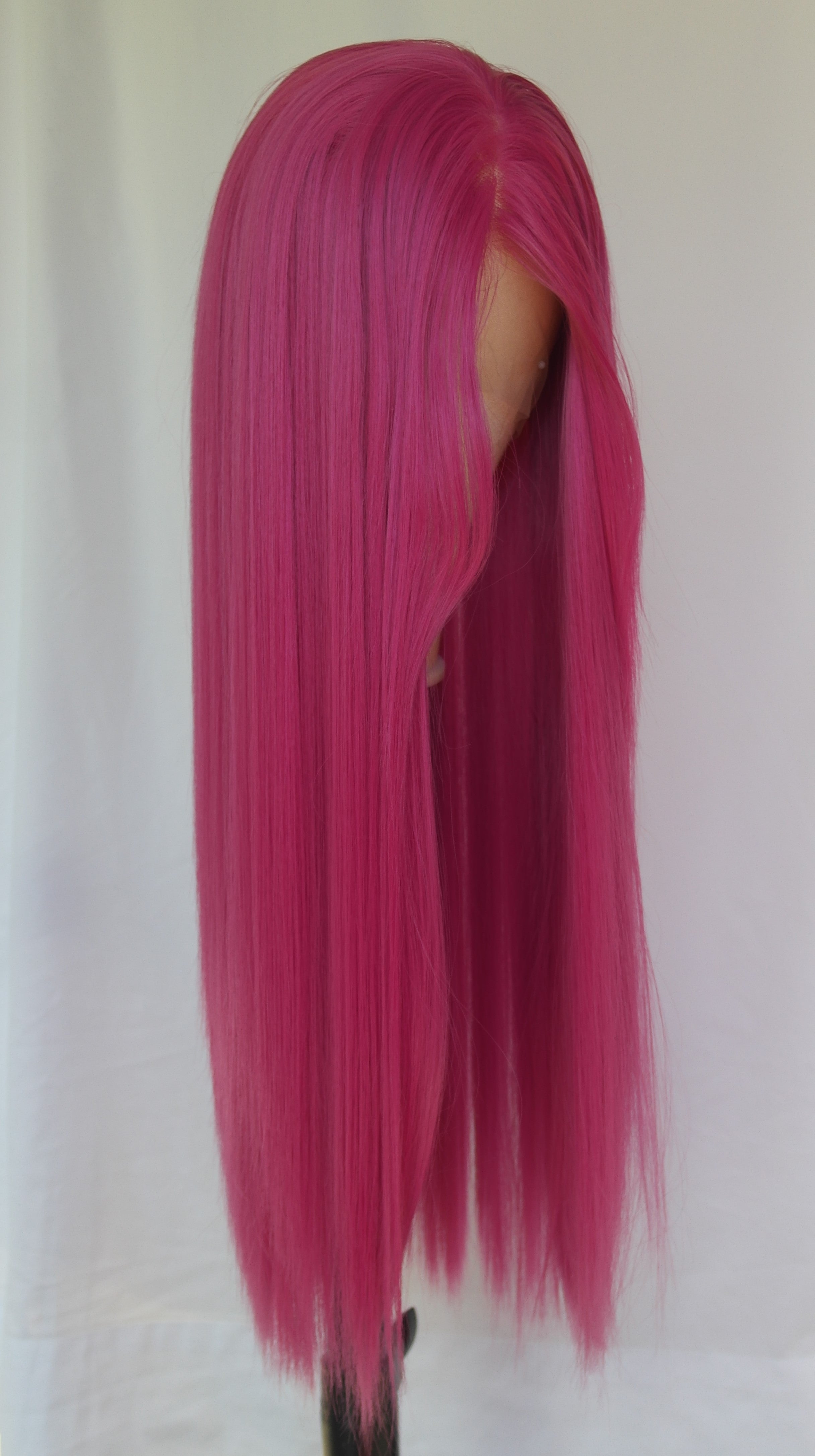 Magenta Pink Lace Front Wig Harleyco