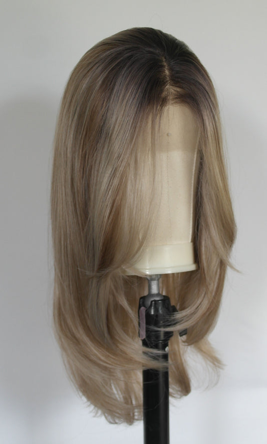 Medium Blonde Balayage Premium Lace Front Wig
