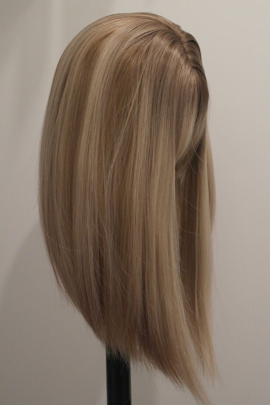 Medium Beige Blonde Wigs For Sale NZ Harleyco Longer At Front Than Back With Fringe