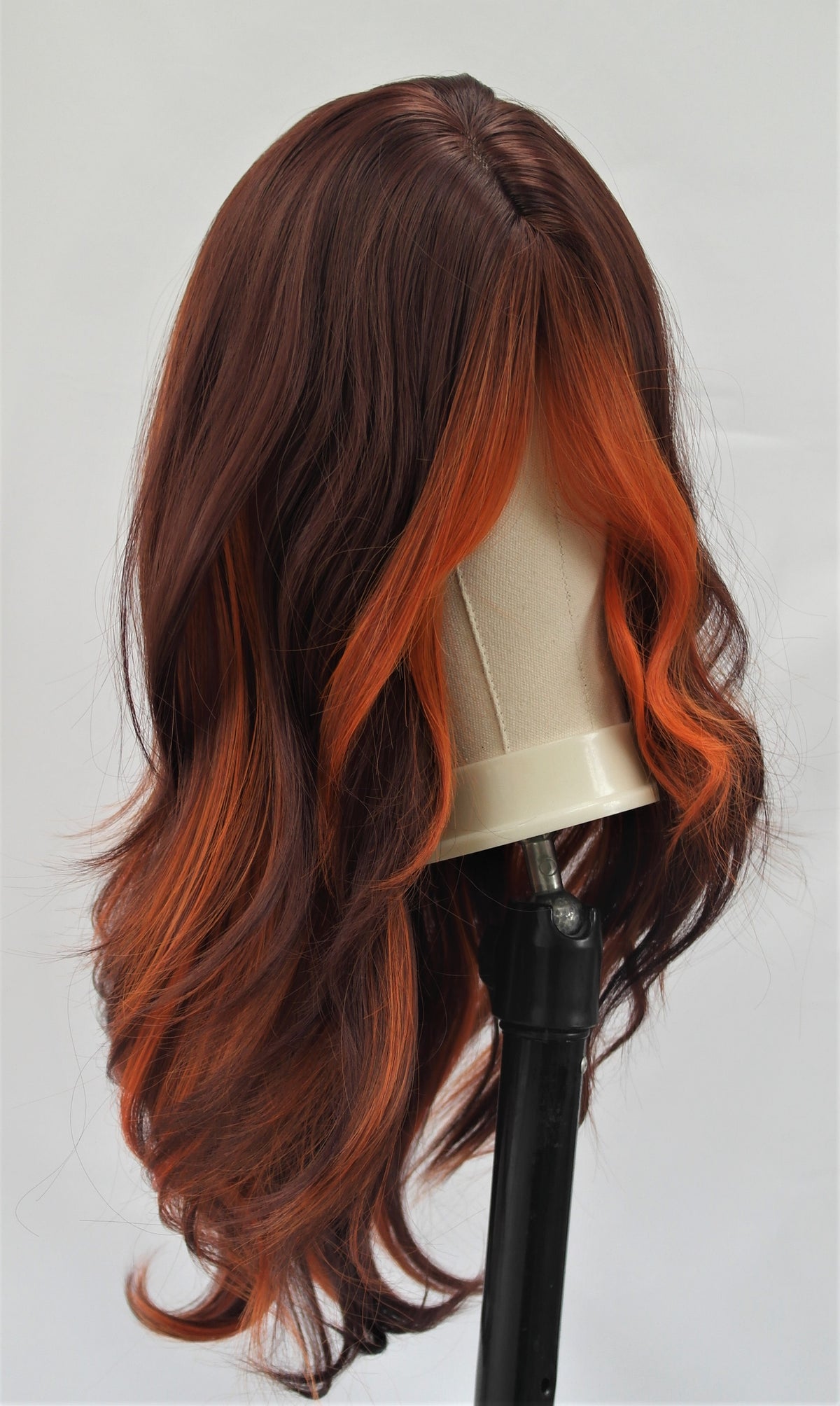 Neon Tangerine Soft Wave Wig