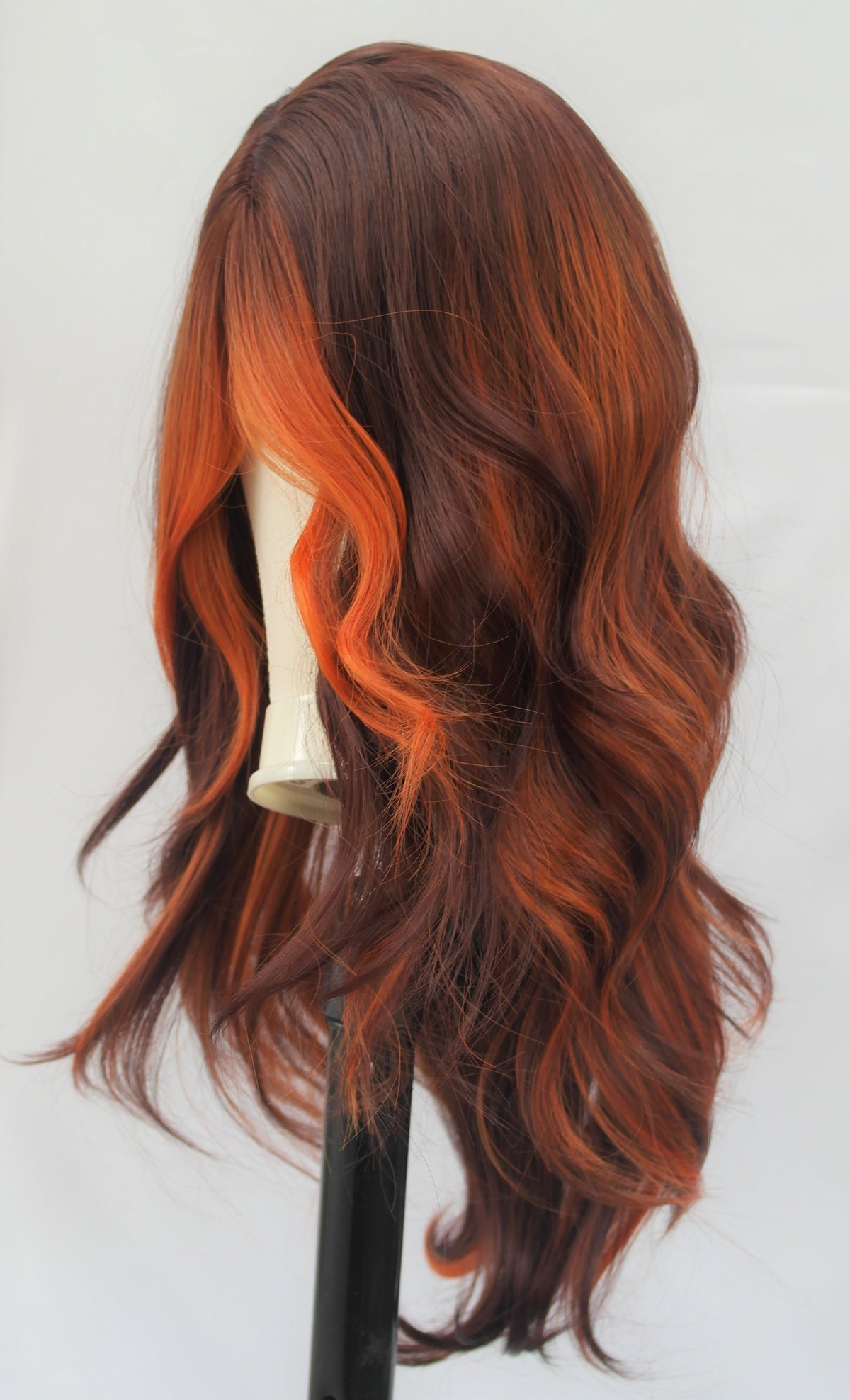 Neon Tangerine Soft Wave Wig