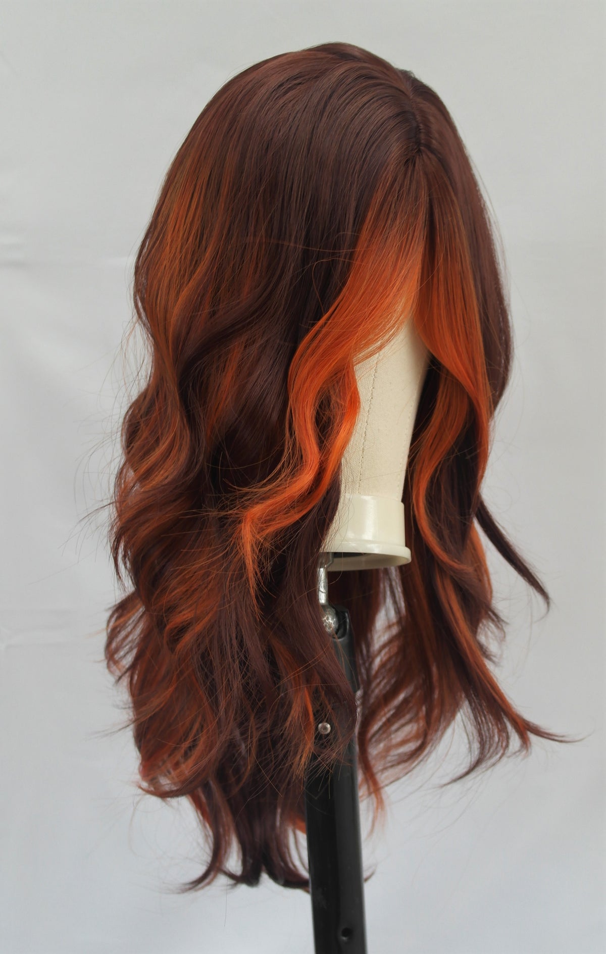 Neon Tangerine Soft Wave Wig