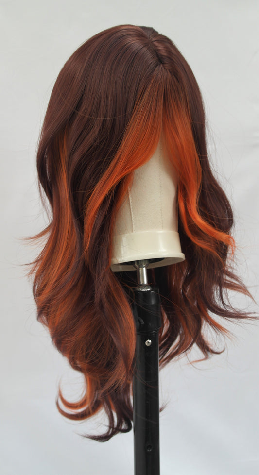 Neon Tangerine Soft Wave Wig