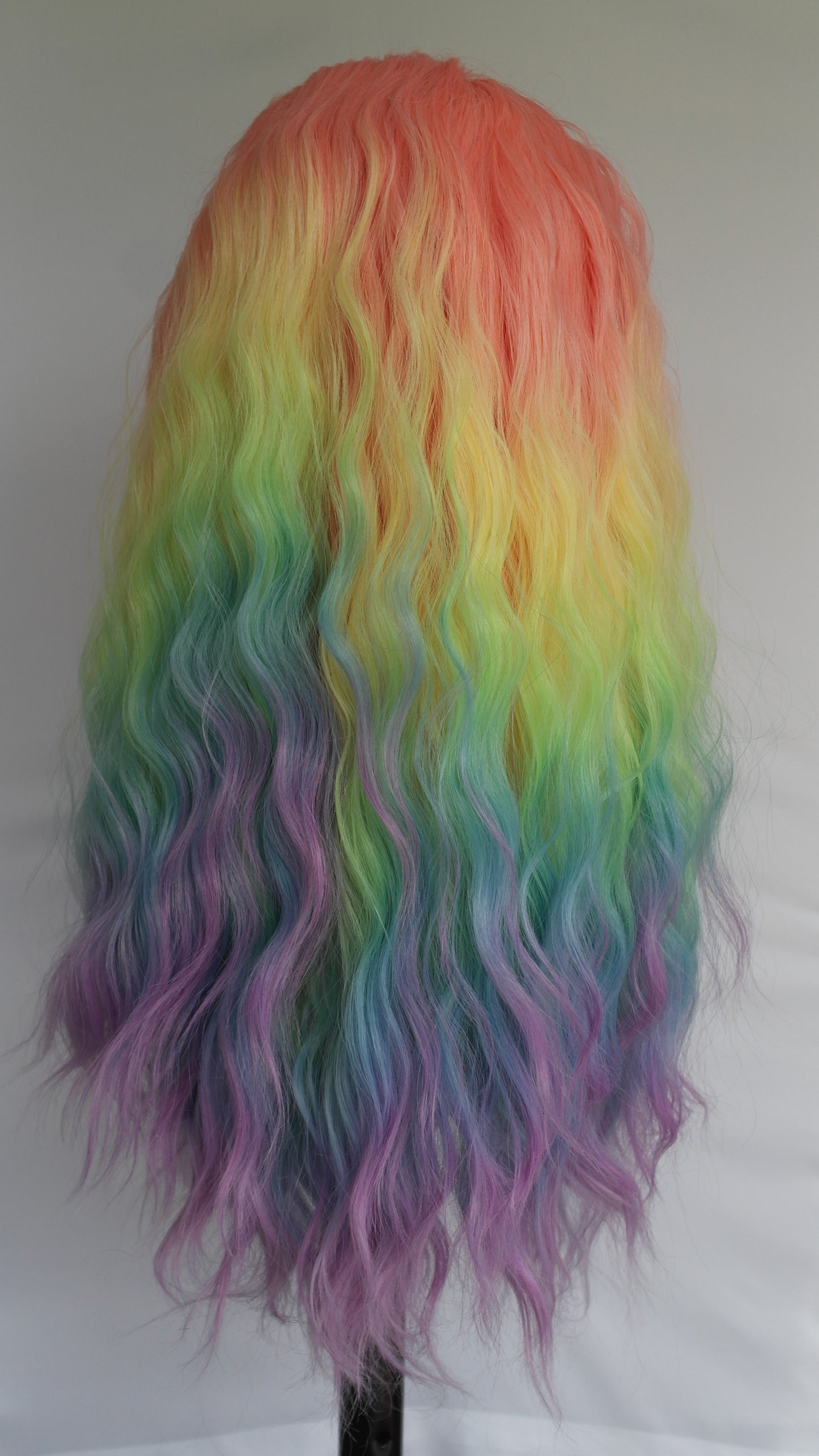 Pastel Rainbow HD Lace Front Wig