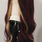 Red Velvet Lace Center Wig
