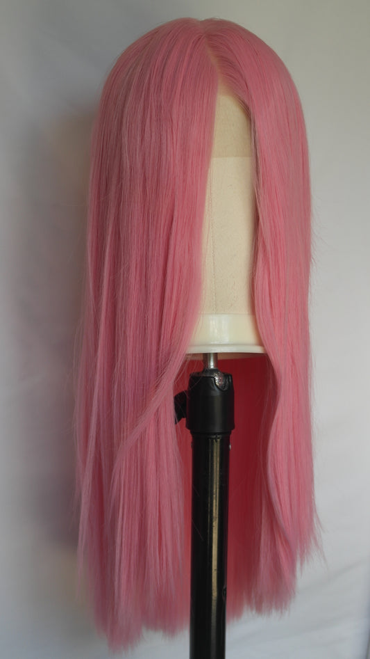 Candy Pink Lace Front Wig