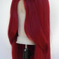 Scarlet Red Lace Front Wig