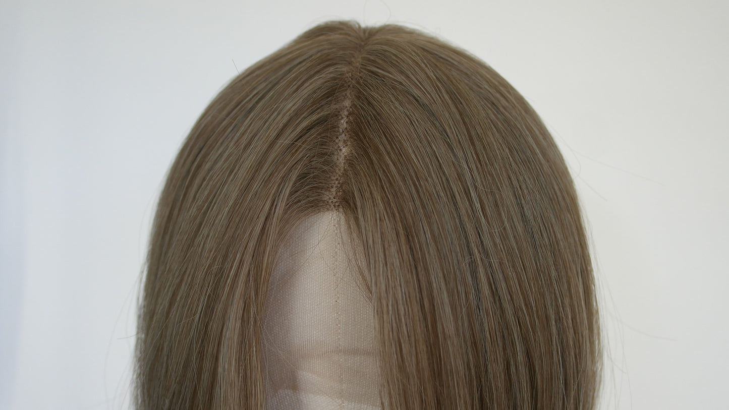 Soft Wave Ash Blonde Ombre Lace Front Wig