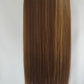 Warm Brunette Human Hair Blend Lace Front Wig