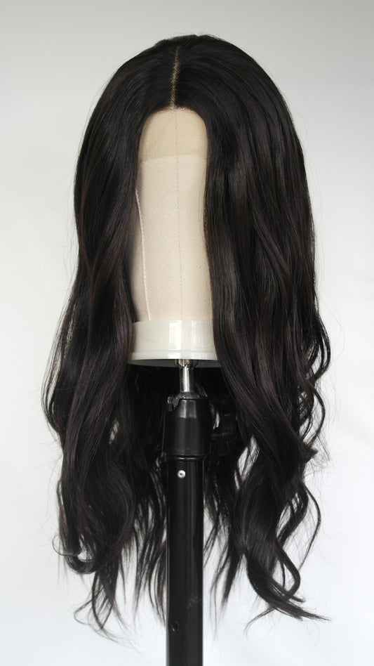Dark Brown-Black Lace Front Wig