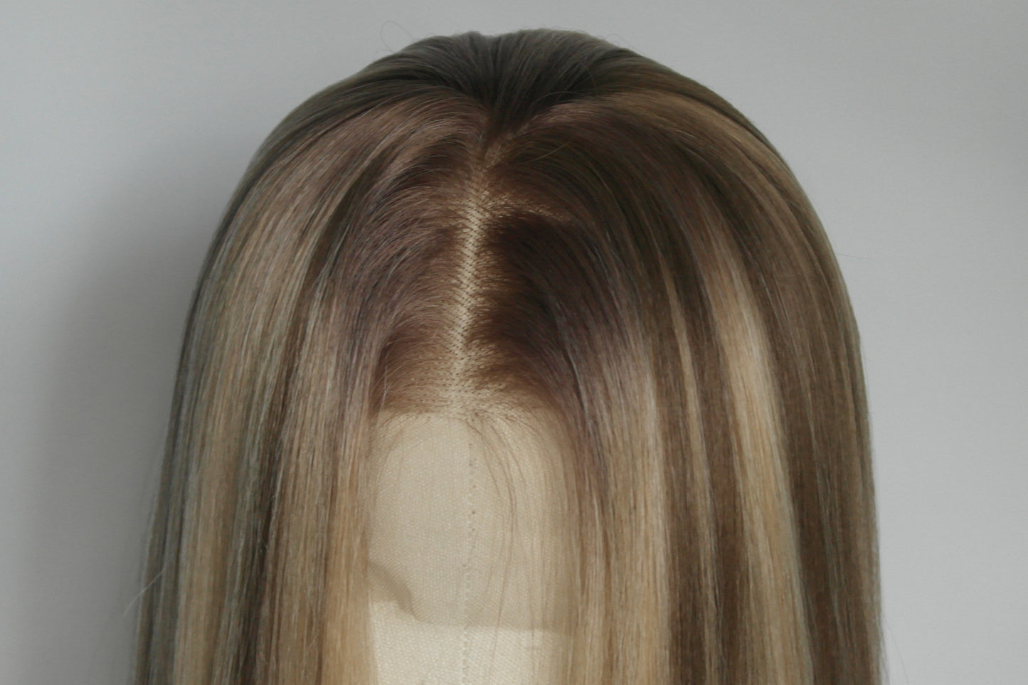 Medium Blonde Shoulder Length Lace Front Wig